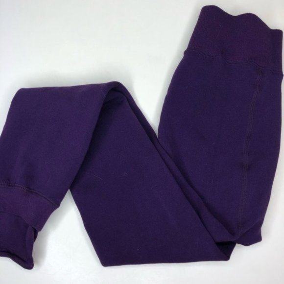 Pants - Fleece lined leggings, purple and purple fleece
